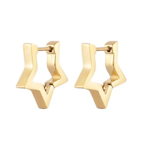 PENDIENTES ESTRELLA ACERO INOXIDABLE