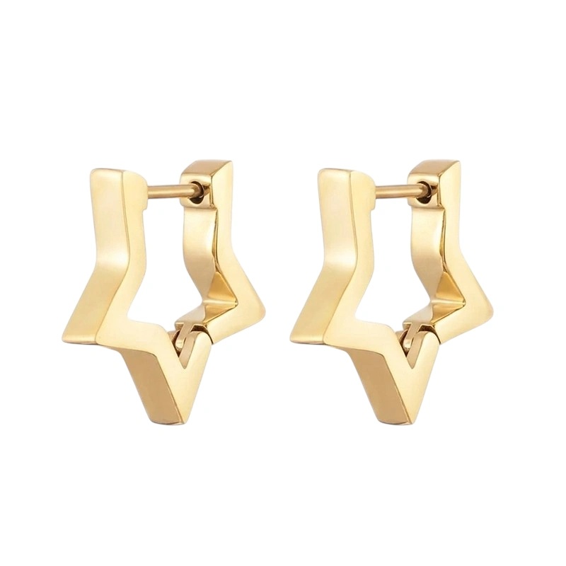 PENDIENTES ESTRELLA ACERO INOXIDABLE