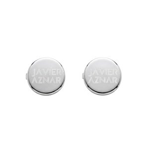 cubrebotones personalizados grabado blanco