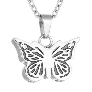 colgante para cenizas mariposa personalizado