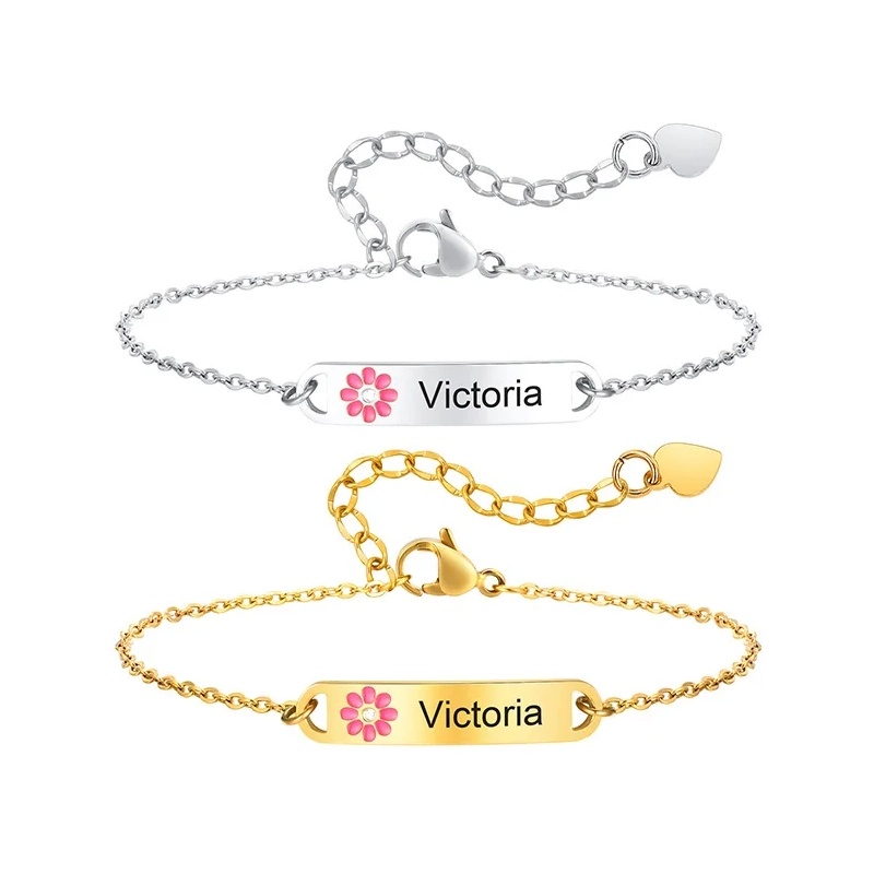 ESCLAVA NIÑA PERSONALIZADA FLOR