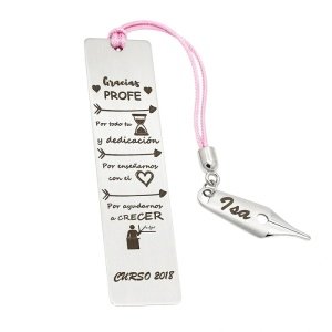 marcapáginas personalizado regalo fin de curso