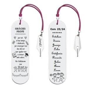 MARCAPÁGINAS PROFESORES EN CATALÁN PERSONALIZADO