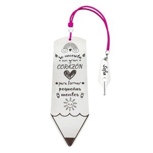 MARCAPÁGINAS LÁPIZ PERSONALIZADO PROFES