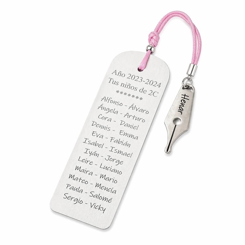 MARCAPÁGINAS PERSONALIZADO PROFESORES