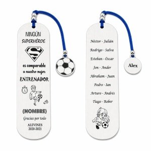 MARCAPÁGINAS PERSONALIZADO ENTRENADOR