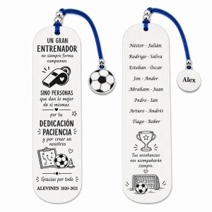 MARCAPÁGINAS PERSONALIZADO PARA ENTRENADORES