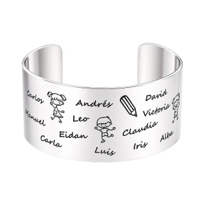 PULSERA PERSONALIZADA PARA PROFESORAS ACERO