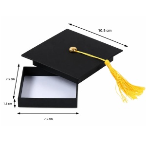 CAJA REGALO BIRRETE GRADUACIÓN, FIN DE CURSO, PROFESORES