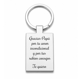 LLAVERO PERSONALIZADO RECTANGULAR GRUESO