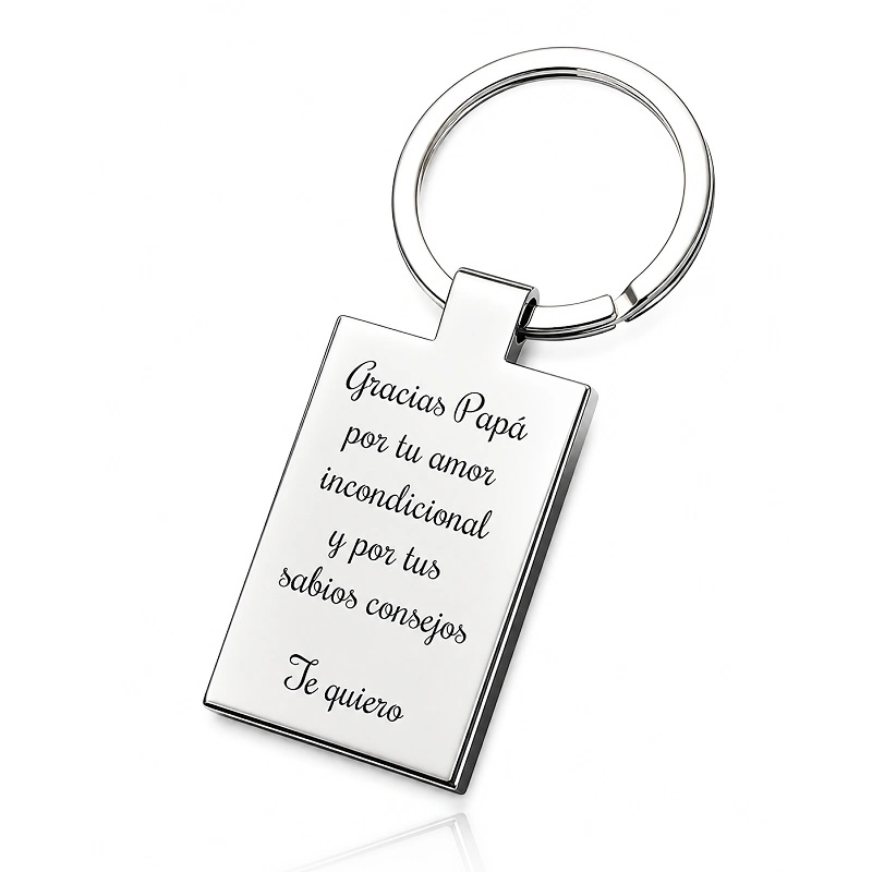 LLAVERO PERSONALIZADO RECTANGULAR GRUESO