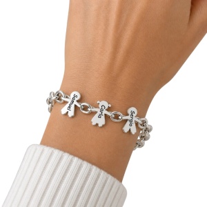 PULSERA FAMILIA CON NIÑOS Y NIÑAS PERSONALIZADOS