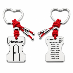 LLAVERO PARA PROFESORES SACAPUNTAS PERSONALIZADO, VARIOS COLORES