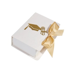 CAJA REGALO BIRRETE GRADUACIÓN, FIN DE CURSO, PROFESORES