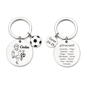 LLAVERO PERSONALIZADO PARA ENTRENADORES, FÚTBOL