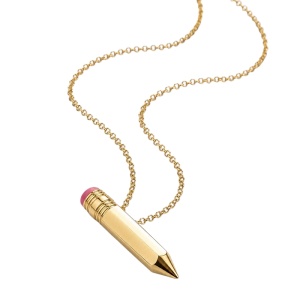 COLGANTE LÁPIZ PERSONALIZADO, DOS COLORES