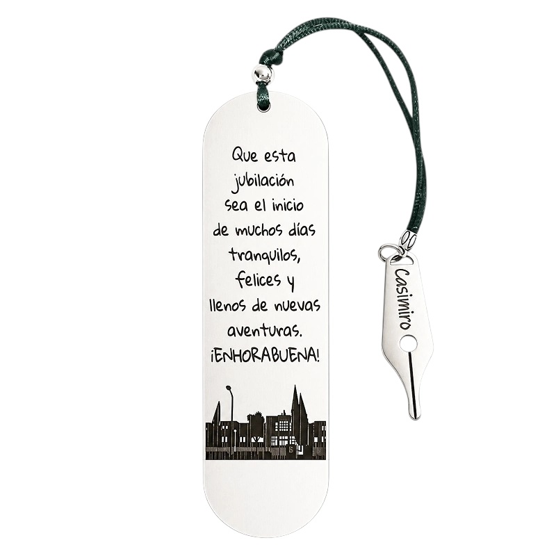 MARCAPÁGINAS PERSONALIZADO JUBILACIÓN, PROFESIONES
