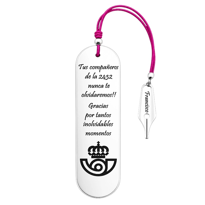 MARCAPÁGINAS PERSONALIZADO JUBILACIÓN, PROFESIONES