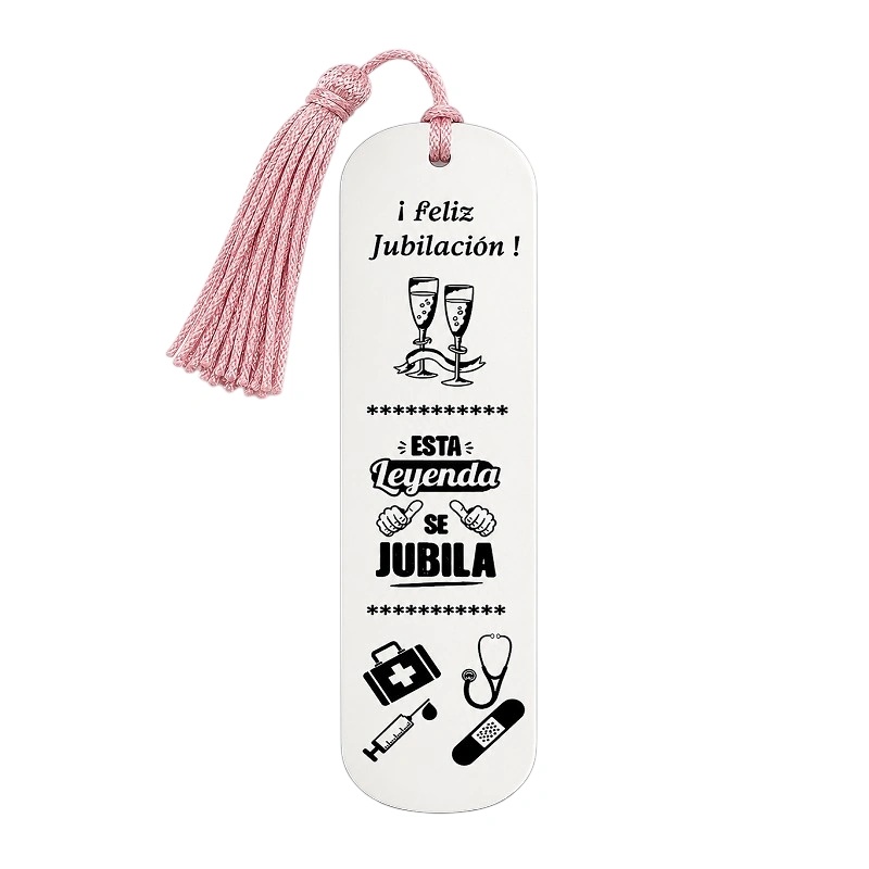 MARCAPÁGINAS PERSONALIZADO JUBILACIÓN, PROFESIONES