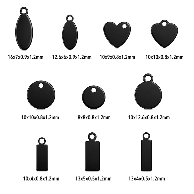 MINI ETIQUETAS PERSONALIZADAS PARA JOYERÍA ACERO Y ORO