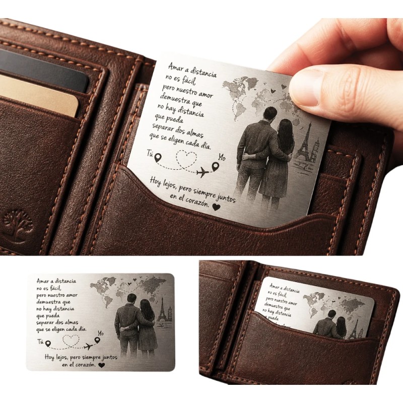 TARJETA PERSONALIZADA PARA CARTERA / BILLETERA