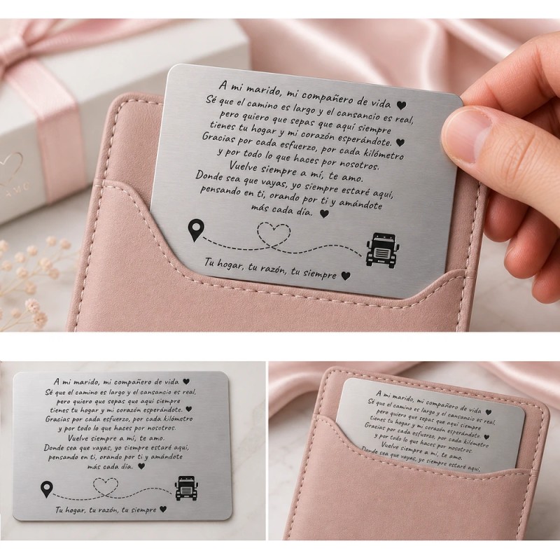 TARJETA PERSONALIZADA PARA CARTERA / BILLETERA