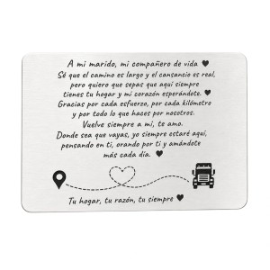 TARJETA PERSONALIZADA PARA CARTERA / BILLETERA
