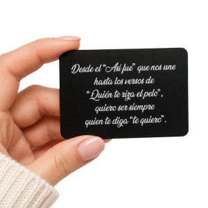 TARJETA PERSONALIZADA PARA CARTERA / BILLETERA