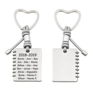 LLAVERO LIBRETA PERSONALIZADA PROFES