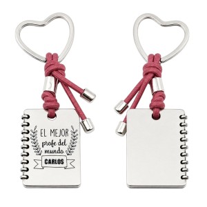 LLAVERO LIBRETA PERSONALIZADA PROFES