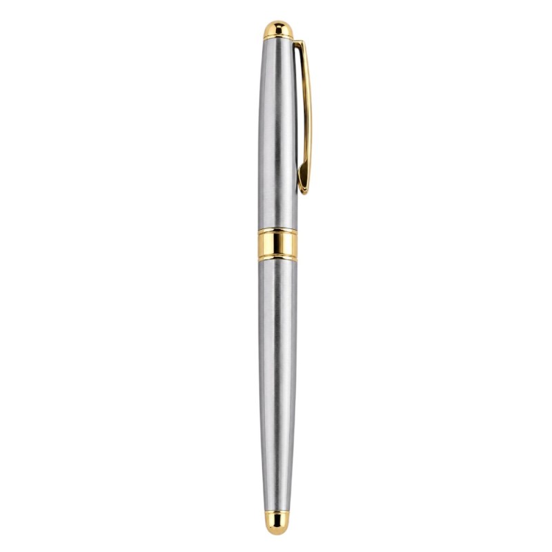 BOLÍGRAFO ACERO BICOLOR PERSONALIZADO