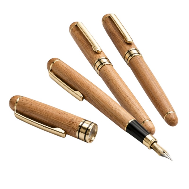 PLUMA ESTILOGRÁFICA MADERA PERSONALIZADA