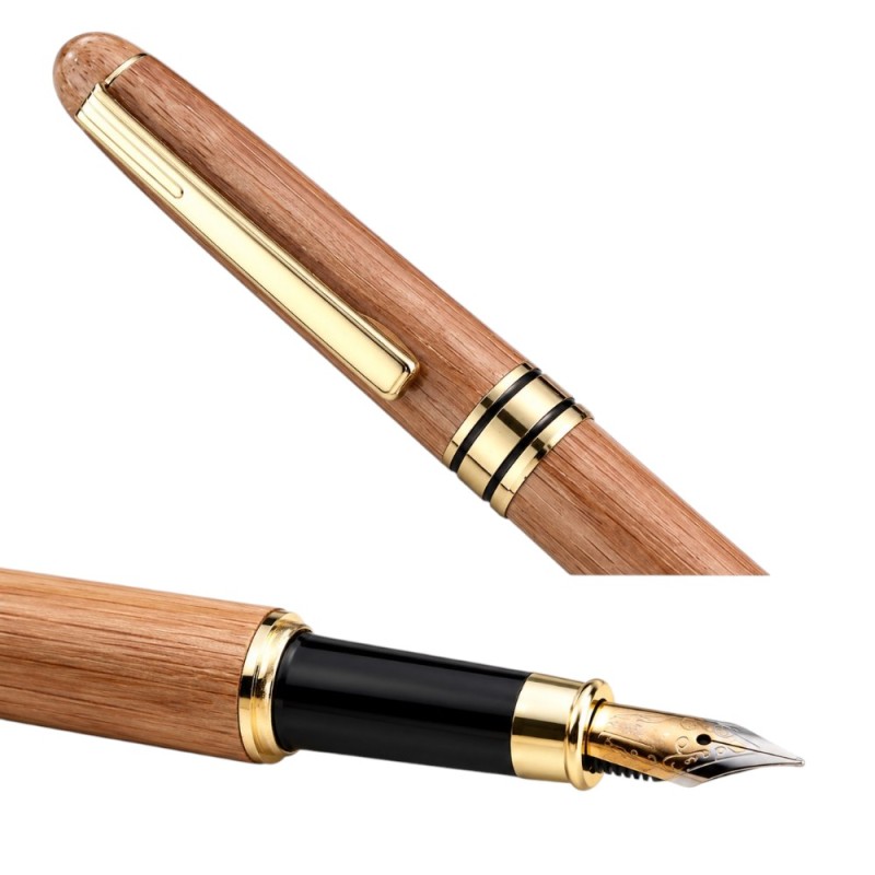 PLUMA ESTILOGRÁFICA MADERA PERSONALIZADA