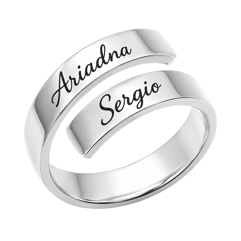 ANILLO PERSONALIZADO DOS NOMBRES