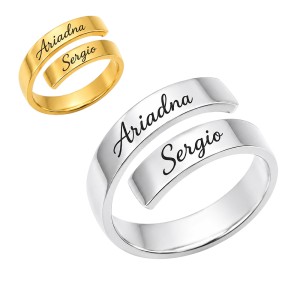 ANILLO PERSONALIZADO DOS NOMBRES