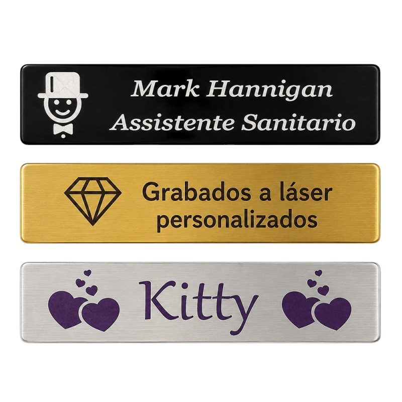 PLACA PERSONALIZADA BUZONES PUERTAS Y DESPACHOS
