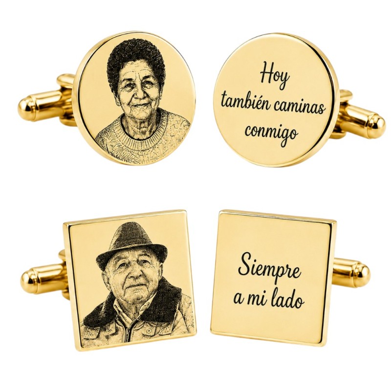 GEMELOS CON FOTO PERSONALIZADA
