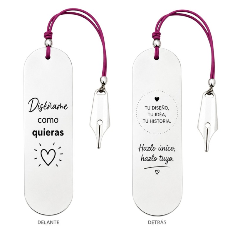 MARCAPÁGINAS PERSONALIZADO CON TU DISEÑO