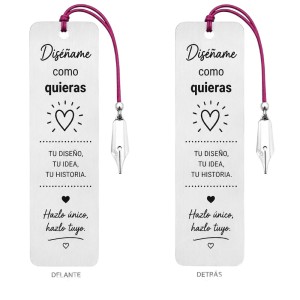MARCAPÁGINAS PERSONALIZADO CON TU DISEÑO PROPIO
