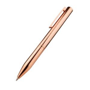 BOLÍGRAFO ACERO ROSA PERSONALIZADO