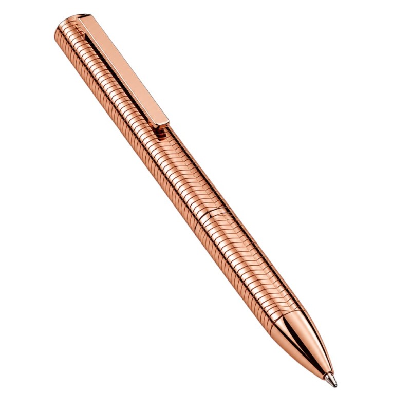 BOLÍGRAFO ACERO ROSA PERSONALIZADO