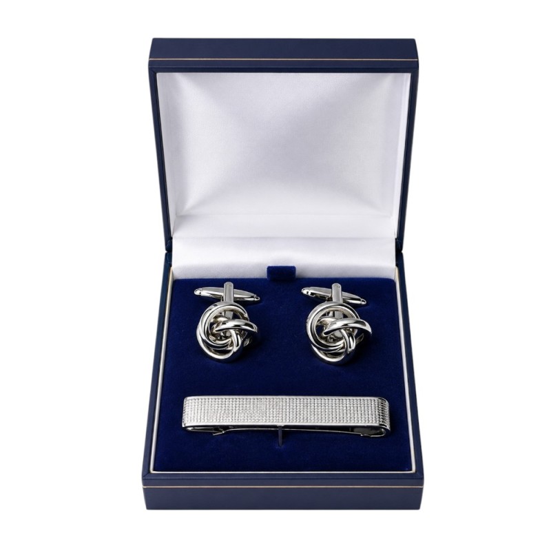 ESTUCHE REGALO PARA GEMELOS Y PISACORBATAS
