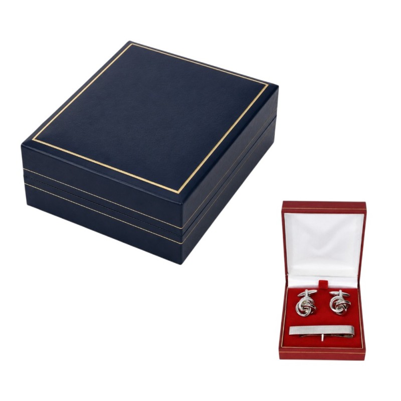 ESTUCHE REGALO PARA GEMELOS Y PISACORBATAS