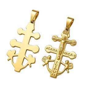 cruz de caravaca oro barata