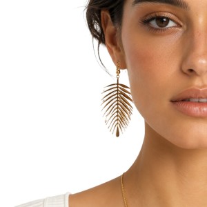 PENDIENTES LARGOS HOJA