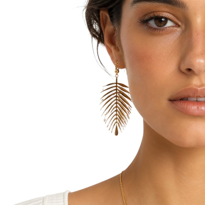 PENDIENTES LARGOS HOJA