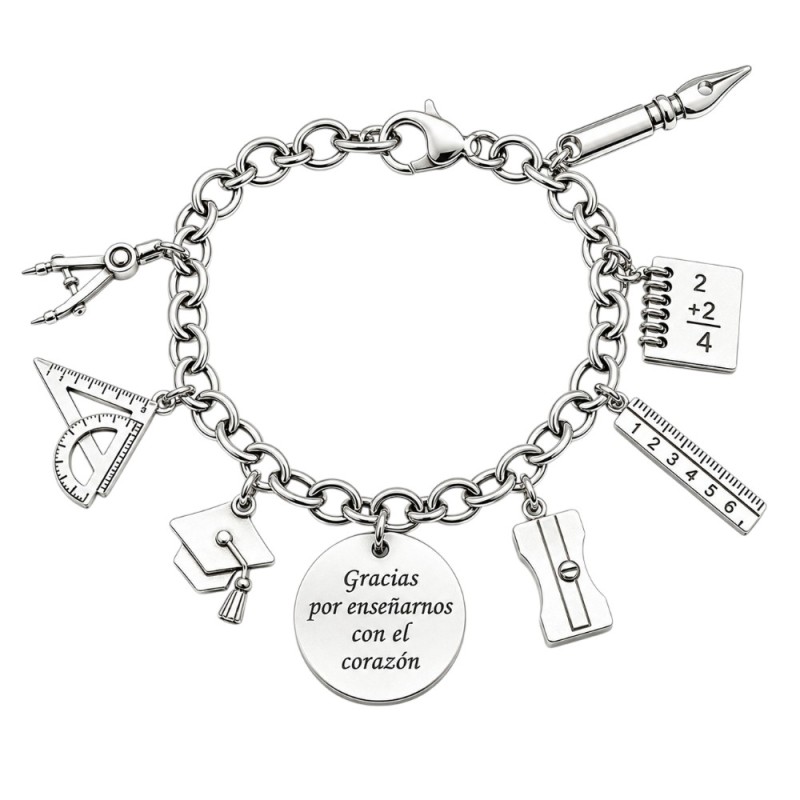 PULSERA PERSONALIZADA PARA PROFESORAS ACERO