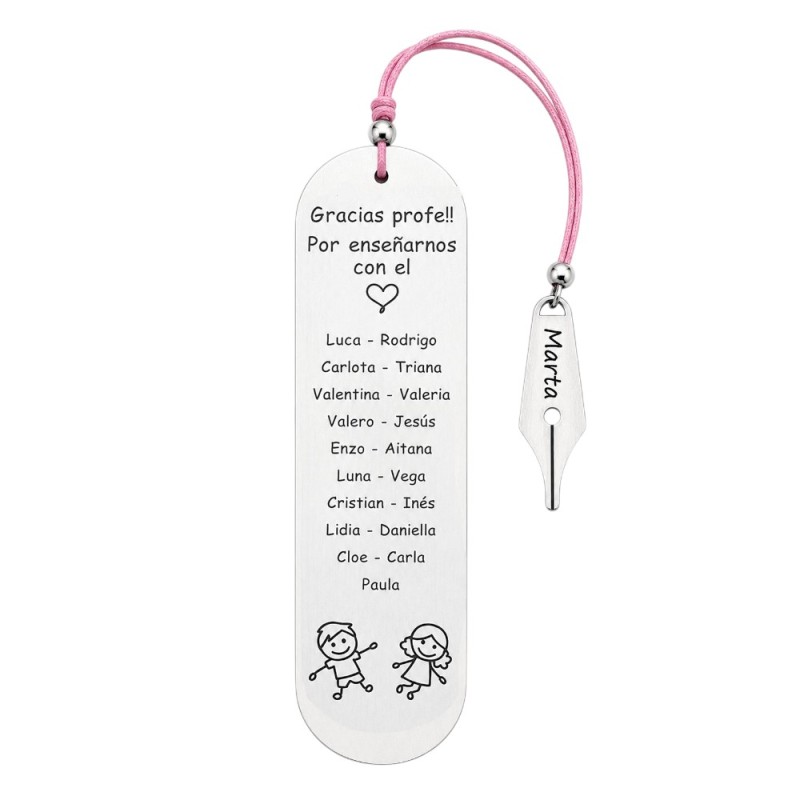 MARCAPÁGINAS PERSONALIZADO PROFES