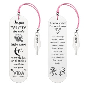 MARCAPÁGINAS PERSONALIZADO PROFES
