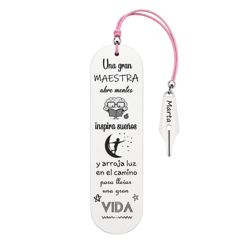MARCAPÁGINAS PERSONALIZADO PROFES